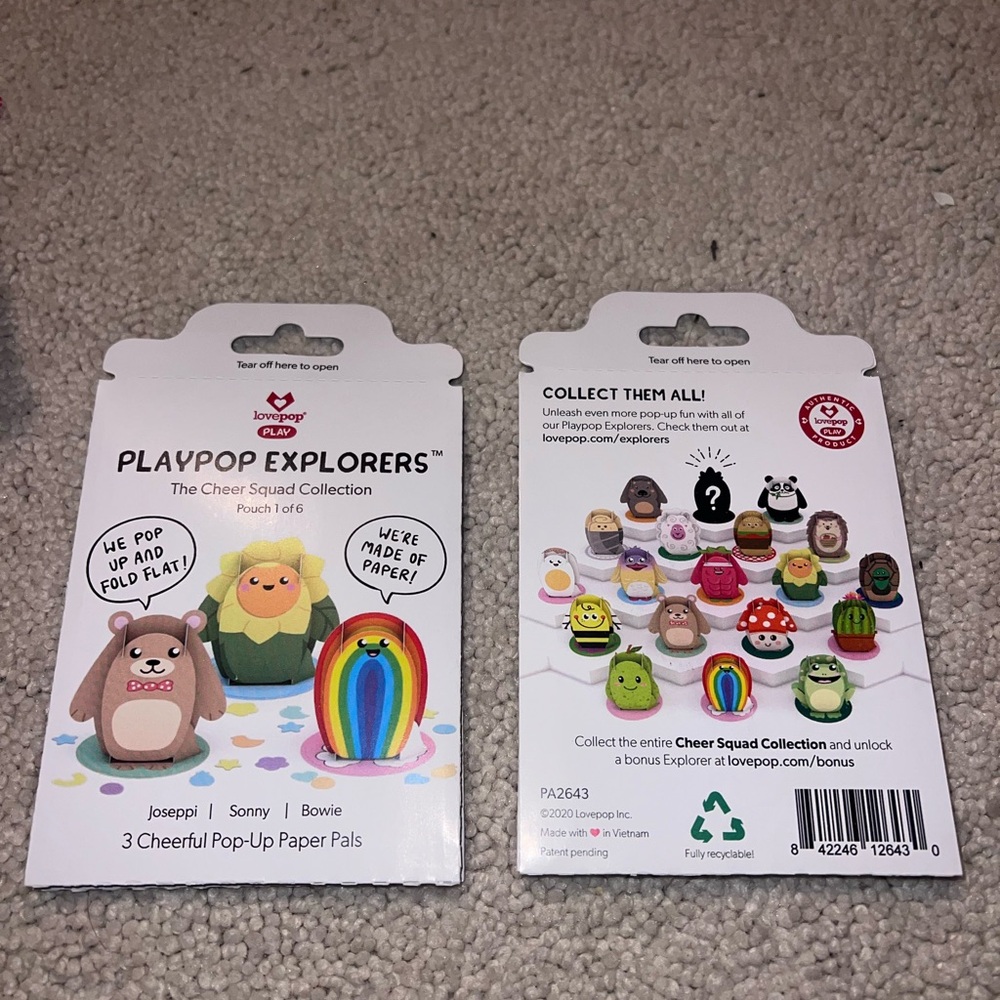 Pack of 22 - love Playpop Explorers Cheer Squad Pack